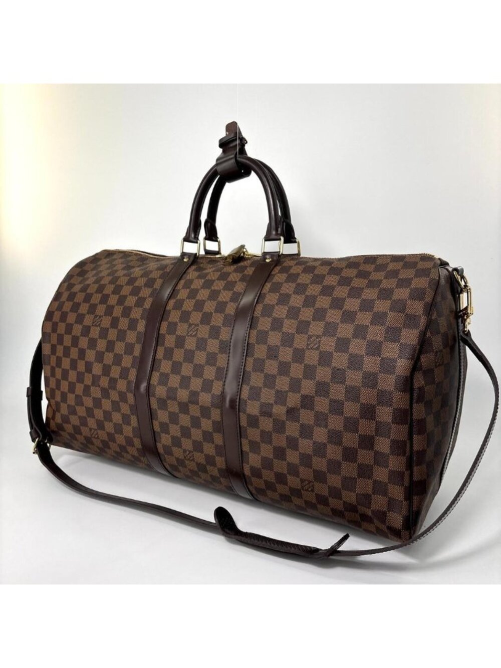 Louis Vuitton Damier Keepall Bandouliere 55 Boston Bag - Picture 2 of 14